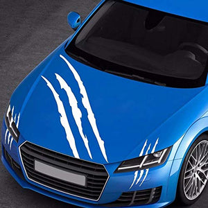 Car Decals Car Hood Decal Car Headlamp Decal Claw Marks Decal Vinyl Graphic Stickers and Decals for Cars, Car Decal Vinyl