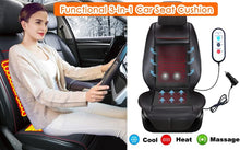 Load image into Gallery viewer, Fochutech Warm Car Seat Cushion Cover Faux Leather Driver Seat Cover Comfortable Winter Driving (Black, 1 PCS, Front Seat)