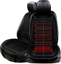 Load image into Gallery viewer, Heated Car Seat Covers,Heated Seat Cushion,Heater Pad,Heated Seat Cushion for Car with12V (BLACK-1PCS)