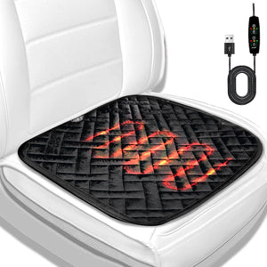 Car Seat Cushion Chair Cushion Auto Seat Cushion，Velour Seat Car Cushion Front Chair Pad, Seat Cushion for Car Seat Driver (Black)