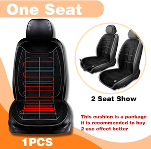 Heated Car Seat Covers,Heated Seat Cushion,Heater Pad,Heated Seat Cushion for Car with12V (BLACK-1PCS)