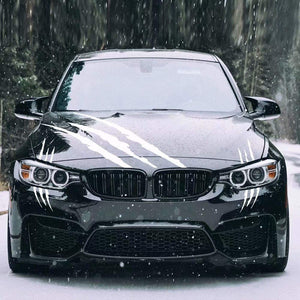 Car Decals Car Hood Decal Car Headlamp Decal Claw Marks Decal Vinyl Graphic Stickers and Decals for Cars, Car Decal Vinyl
