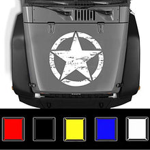 Load image into Gallery viewer, Car Decals US Army Military Star Car Stickers Decal, Auto Graphics Vinyl Sticker Car Hood Decal for Car/Truck/Ford/Jeep - Fochutech