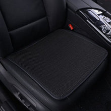 Load image into Gallery viewer, Fochutech Car Linen Front Seat Cover Pad Mat Cushion Universal Fit Breathable Blanket Nonslip Auto Truck Office Leather Edge (Black) - Fochutech