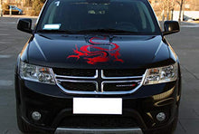 Load image into Gallery viewer, Fochutech 1pc Car Auto Body Sticker Engine Hood Cool Dragon Self-Adhesive Side Truck Vinyl Graphics Decals Motorcycle (Red) - Fochutech