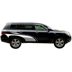 Car Decals Striped Graphics Car Decal for SUV Car Side Auto Vinyl Car Stickers - Fochutech
