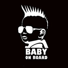 Load image into Gallery viewer, Car Decals 2 Pack Boy Baby On Board Sticker Baby Safety Sign Car Stickers-Rear Window Decal,Car Decal Vinyl for Car/Truck/SUV/Jeep - Fochutech