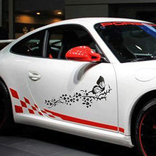 Load image into Gallery viewer, Car Decals 1 Pack Butterfly Flower Graphics Car Decal Stickers for Car Body Universal Vinyl Car Stickers - Fochutech