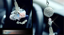 Load image into Gallery viewer, Fochutech Crystal Ball Car Pendant Decor Lucky Safety Hanging Ornament Gift Rear View Mirror Accessories Auto Interior Dangle - Fochutech