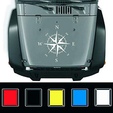 Load image into Gallery viewer, Car Decals- 1 Pack Compass Decal-Car Sticker Decals, Car Decal Vinyl Car Hood Decal for Car/Truck/Ford/Jeep - Fochutech