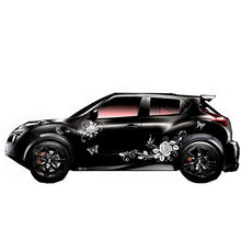 Load image into Gallery viewer, Car Decals Butterfly Flower Graphics Car Decal Stickers for Car Body Universal Auto Vinyl Car Sticker - Fochutech