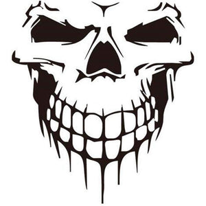 Car Decals Evil Skull Graphics Car Decal Stickers Auto Vinyl Car Side Decal Hood Decal Car Window Sticker, Universal Car Stickers - Fochutech