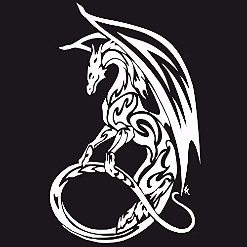 Car Decals 1 Pack Dragon Decal Sticker Auto Vinyl Graphics Car Hood Decal for Car/Truck/SUV/Jeep - Fochutech