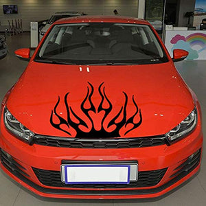 Car Decals 1 Pack Flame Graphics Car Decal Stickers Auto Vinyl for Car/Truck/SUV/Jeep - Fochutech
