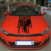 Load image into Gallery viewer, Car Decals 1 Pack American Flag Eagle Car Decal Sticker, Auto Vinyl Graphics Car Hood Decal for Car/Truck/SUV/Jeep - Fochutech