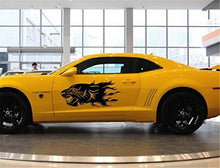 Load image into Gallery viewer, Fochutech 1 Set Car Auto Body Sticker Lion Self-Adhesive Side Truck Vinyl Graphics Decals (Black) - Fochutech