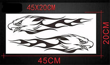 Load image into Gallery viewer, Fochutech 1 Pair Car Auto Body Sticker Engine Hood Eagle Funny Self-Adhesive Side Truck Vinyl Graphics Decals (Black) - Fochutech