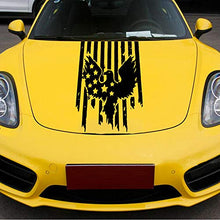 Load image into Gallery viewer, Car Decals 1 Pack American Flag Eagle Car Decal Sticker, Auto Vinyl Graphics Car Hood Decal for Car/Truck/SUV/Jeep - Fochutech