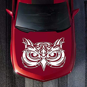 Car Decals 1 Pack Owl Car Decal Sticker Car Decal Vinyl Graphics Car Hood Decal for Car/Truck/SUV/Jeep - Fochutech