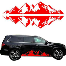 Load image into Gallery viewer, Mountain Decal 1 Set Car Graphics Side Vinyl Sticker Decals for Cars/Ford/SUV/Jeep, Universal Full Body Car Decals - Fochutech
