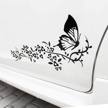 Load image into Gallery viewer, Car Decals 1 Pack Butterfly Flower Graphics Car Decal Stickers for Car Body Universal Vinyl Car Stickers - Fochutech