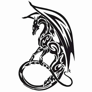 Car Decals 1 Pack Dragon Decal Sticker Auto Vinyl Graphics Car Hood Decal for Car/Truck/SUV/Jeep - Fochutech