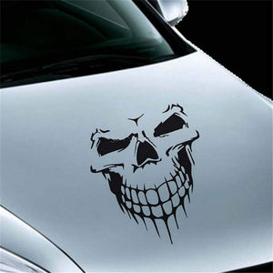 Car Decals Evil Skull Graphics Car Decal Stickers Auto Vinyl Car Side Decal Hood Decal Car Window Sticker, Universal Car Stickers - Fochutech