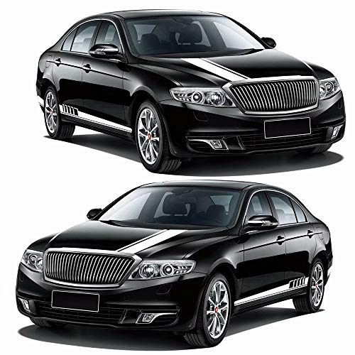 Car Decals Auto Vinyl Car Body Side Stripe Skirt Decal Sticker-Roof Decal Hood Decal Car Body Decal - Fochutech