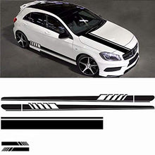 Load image into Gallery viewer, Car Decals Auto Vinyl Car Body Side Stripe Skirt Decal Sticker-Roof Decal Hood Decal Car Body Decal - Fochutech