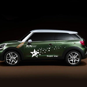 Car Decals 1 Pack Star Decals Vinyl Decals for Cars-Car Graphics Sticker Decals - Fochutech