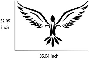 Car Decals 1 Pack Phoenix Graphics Car Decal Sticker Auto Vinyl Car Hood Decal for Car/Truck/SUV/Jeep - Fochutech