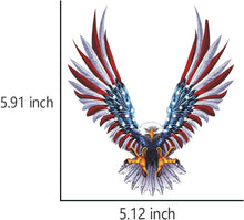Load image into Gallery viewer, 3 Pack Eagle American Flag Car Decals Auto Vinyl Car Decal Motorcycle Decal Bicycle Decal Skateboard Decal Laptop Decal Luggage Vinyl-Universal Scratch Hidden Car Stickers - Fochutech