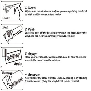 1 Pack Fox Decal Stickers Auto Graphics Car Body Decal Car Decal Vinyl Decals for Car/Truck/SUV/Jeep - Fochutech
