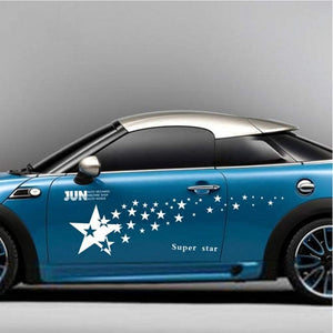 Car Decals 1 Pack Star Decals Vinyl Decals for Cars-Car Graphics Sticker Decals - Fochutech
