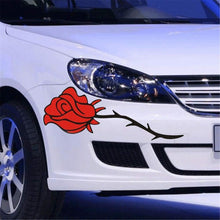 Load image into Gallery viewer, Car Decal- Romantic Rose Graphics Car Decal Stickers, Auto Vinyl Car Side Decal Hood Decal Trunk Sticker, Universal Car Stickers - Fochutech