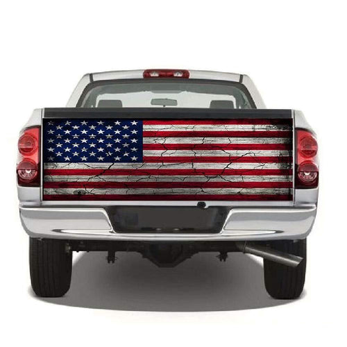 Car Decals 1 Pack American Flag Eagle Car Decal Sticker Rear Window Decal Auto Graphics Car Decal Vinyl for Car/Truck/SUV/Jeep, Universal Scratch Hidden Car Stickers - Fochutech