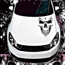 Load image into Gallery viewer, Car Decals Evil Skull Graphics Car Decal Stickers Auto Vinyl Car Side Decal Hood Decal Car Window Sticker, Universal Car Stickers - Fochutech