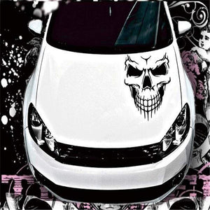 Car Decals Evil Skull Graphics Car Decal Stickers Auto Vinyl Car Side Decal Hood Decal Car Window Sticker, Universal Car Stickers - Fochutech