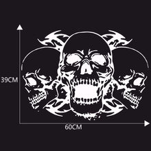 Load image into Gallery viewer, Car Decals Three Skull Car Decal Sticker Auto Vinyl Graphics Car Hood Decal for Car/Truck/SUV/Jeep - Fochutech