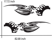 Load image into Gallery viewer, Car Decals Dragon Graphics Car Decal Sticker Auto Vinyl Sticker Car Body Decal for Car/Truck/SUV/Jeep(Black) - Fochutech