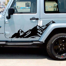 Load image into Gallery viewer, Car Decals Mountain Graphics Car Decal Stickers Auto Vinyl Sticker Car Body Decal for Car/Truck/SUV/Jeep(Black) - Fochutech
