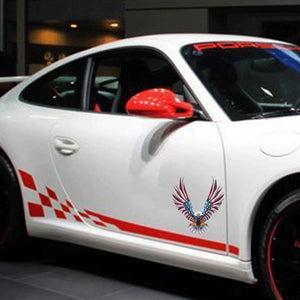 3 Pack Eagle American Flag Car Decals Auto Vinyl Car Decal Motorcycle Decal Bicycle Decal Skateboard Decal Laptop Decal Luggage Vinyl-Universal Scratch Hidden Car Stickers - Fochutech
