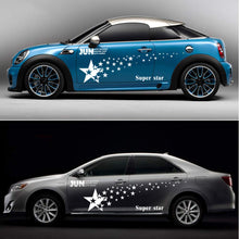 Load image into Gallery viewer, Car Decals 1 Pack Star Decals Vinyl Decals for Cars-Car Graphics Sticker Decals - Fochutech