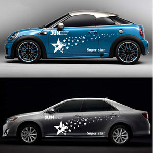 Car Decals 1 Pack Star Decals Vinyl Decals for Cars-Car Graphics Sticker Decals - Fochutech