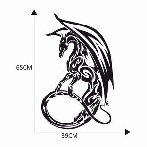 Car Decals 1 Pack Dragon Decal Sticker Auto Vinyl Graphics Car Hood Decal for Car/Truck/SUV/Jeep - Fochutech