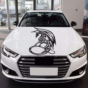 Car Decals 1 Pack Dragon Decal Sticker Auto Vinyl Graphics Car Hood Decal for Car/Truck/SUV/Jeep - Fochutech