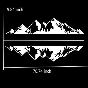 Mountain Decal 1 Set Car Graphics Side Vinyl Sticker Decals for Cars/Ford/SUV/Jeep, Universal Full Body Car Decals - Fochutech