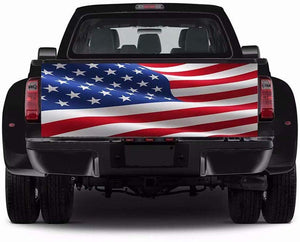 Car Decals 1 Pack American Flag Eagle Car Decal Sticker Rear Window Decal Auto Graphics Car Decal Vinyl for Car/Truck/SUV/Jeep, Universal Scratch Hidden Car Stickers - Fochutech