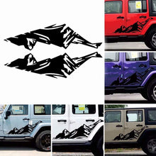 Load image into Gallery viewer, Car Decals Mountain Graphics Car Decal Stickers Auto Vinyl Sticker Car Body Decal for Car/Truck/SUV/Jeep(Black) - Fochutech