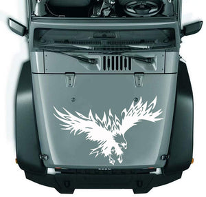 Eagle Decal 1 Pack Car Graphics Vinyl Sticker Decals for Car/Truck/Ford/Jeep Wrangler, Universal Car Hood Body Side Rear Window Stickers … - Fochutech